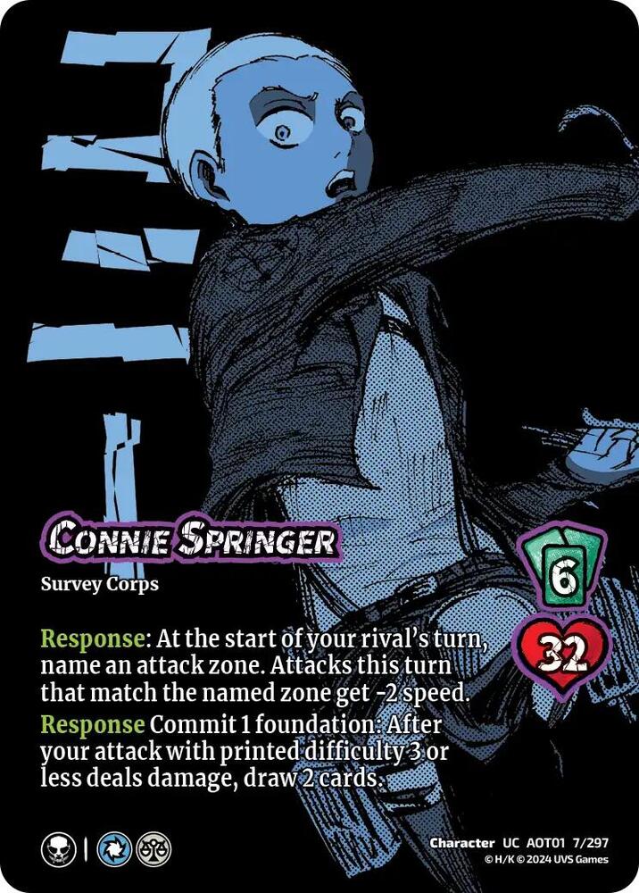 FOIL Connie Springer - 7/297 -  UC - Universus Attack on Titan