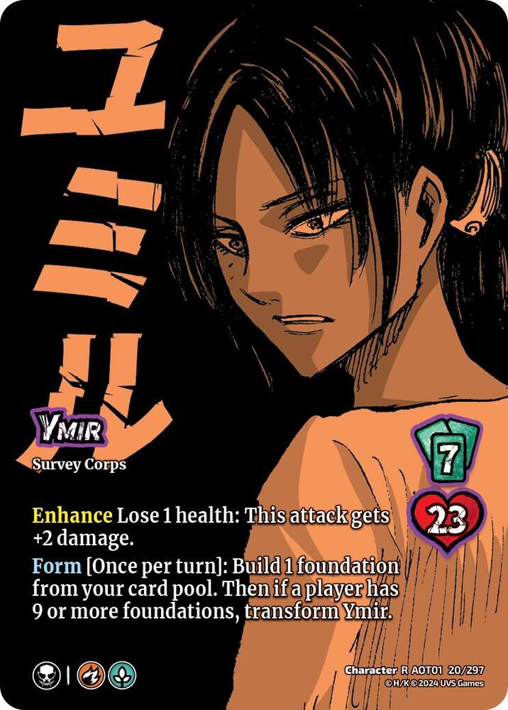 Ymir // Ymir, Jaw Titan - 20/297 - R - Universus Attack on Titan