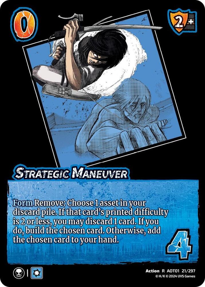 FOIL Strategic Maneuver - 21/297 - R - Universus Attack on Titan