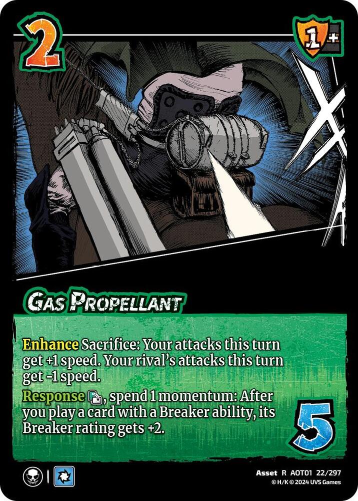 FOIL Gas Propellant - 22/297 - R - Universus Attack on Titan