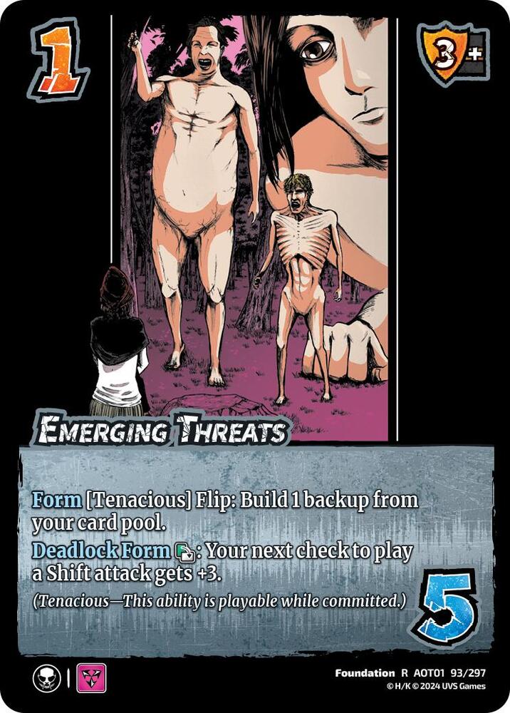 FOIL Emerging Threats - 93/297 - R - Universus Attack on Titan
