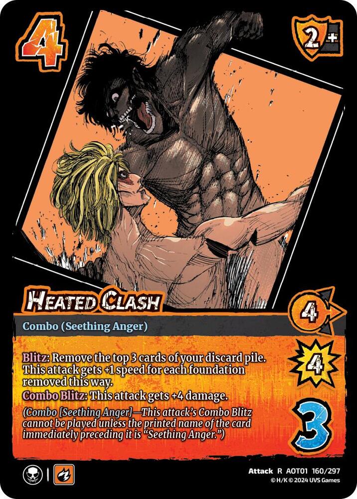 FOIL Heated Clash - 160/2979 - R - Universus Attack on Titan