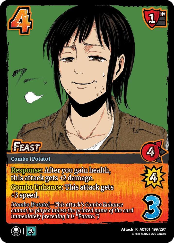 FOIL Feast - 199/297 - R - Universus Attack on Titan