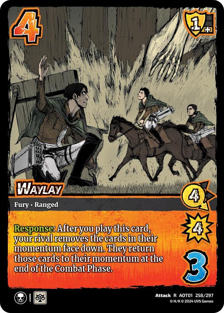 FOIL Waylay - 258/297 - R - Universus Attack on Titan
