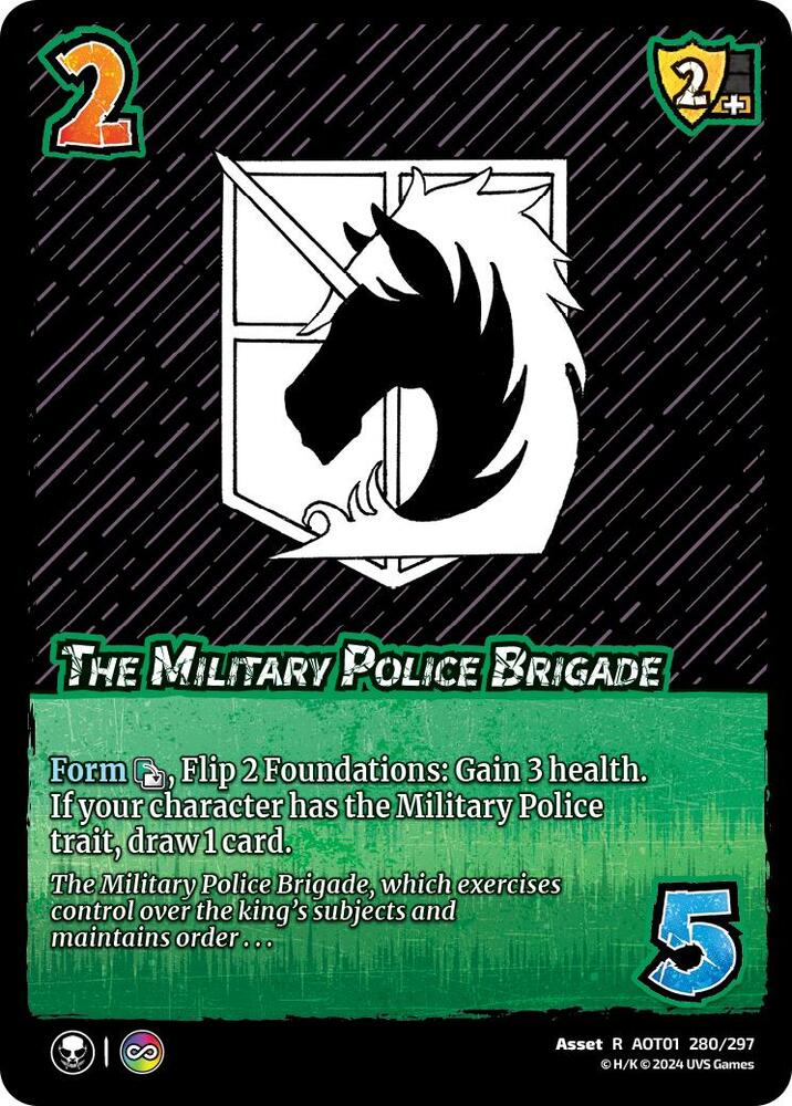 FOIL The Military Police Brigade - 280/297 - R - Universus Attack on Titan