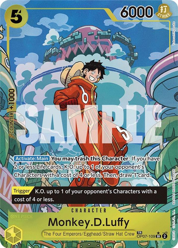 Monkey.D.Luffy (TR) (OP07-109) Treasure Rare - One Piece Two Legends