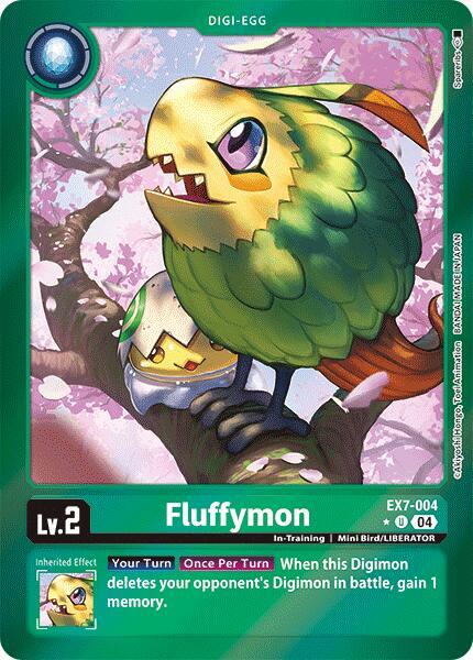 [FOIL] Fluffymon EX7-004 - Uncommon EX07 Digimon Liberator