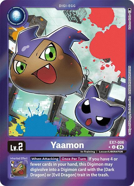 [FOIL] Yaamon EX7-006 - Uncommon EX07 Digimon Liberator