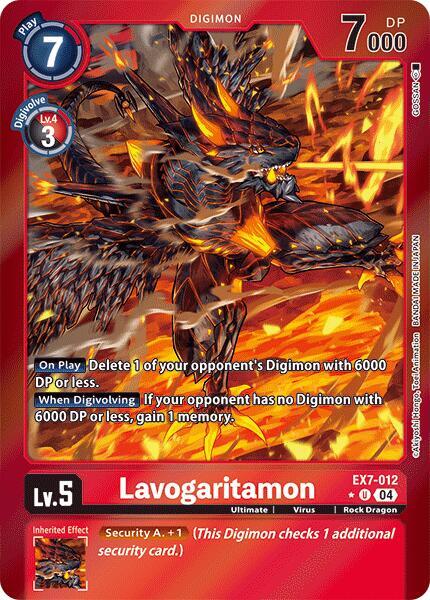 [FOIL] Lavogaritamon EX7-012 - Uncommon EX07 Digimon Liberator