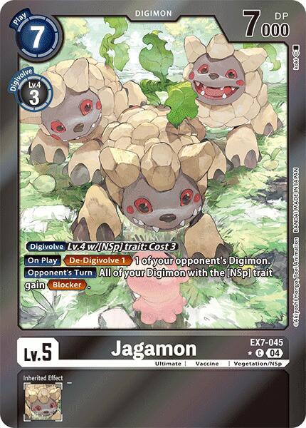 [FOIL] Jagamon EX7-045 - Common EX07 Digimon Liberator
