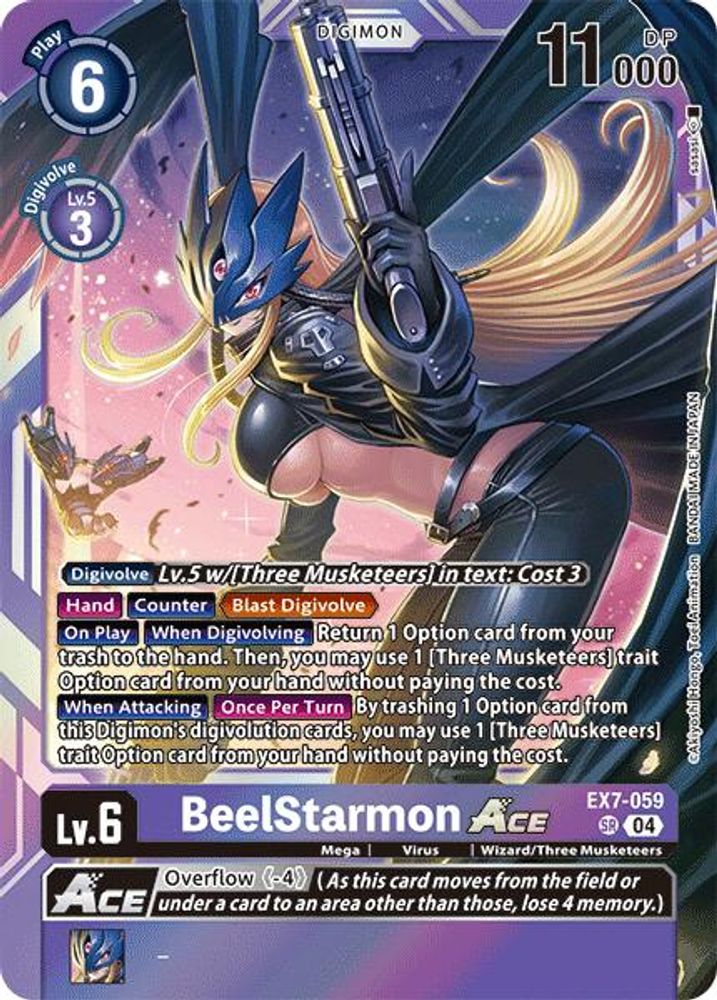 BeelStarmon ACE (EX7-059) Super Rare - Digimon Digimon LIBERATOR