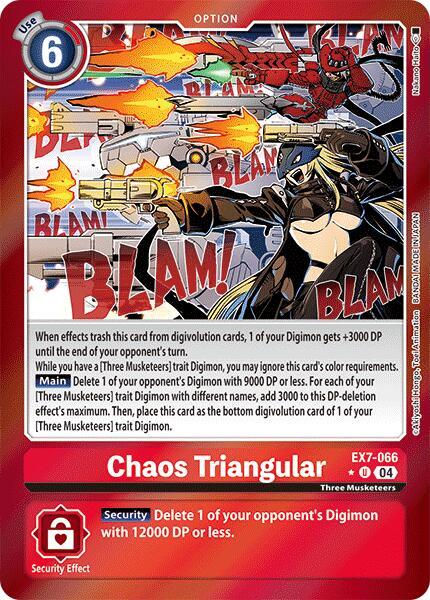 [FOIL] Chaos Triangular EX7-066 - Uncommon EX07 Digimon Liberator