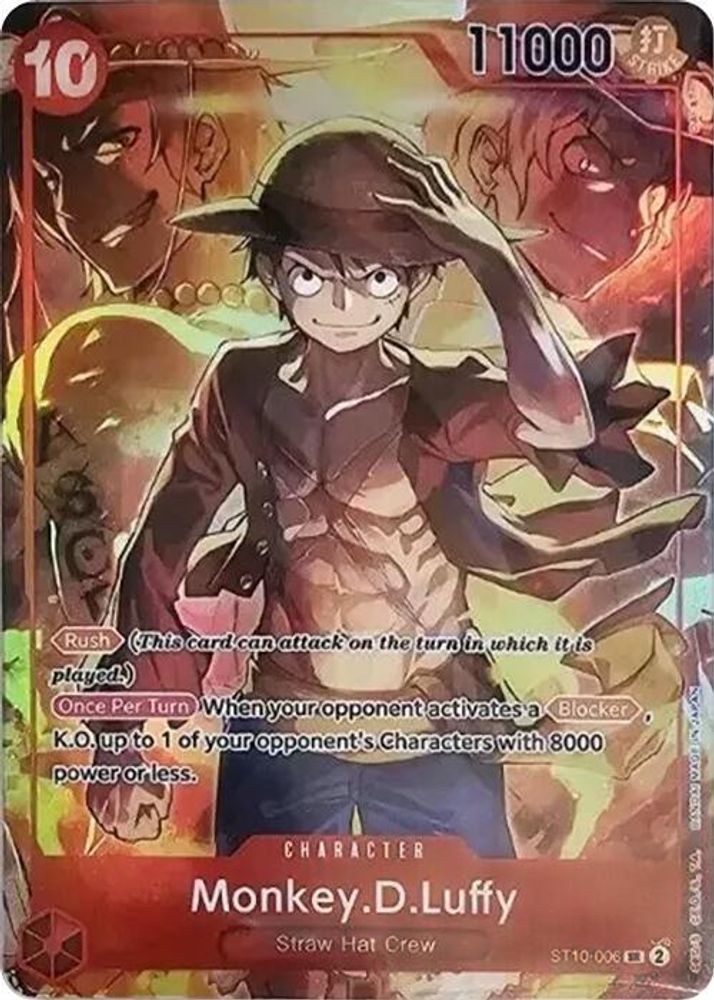 Monkey.D.Luffy - ST10-006 - One Piece Treasure Booster Set Promo