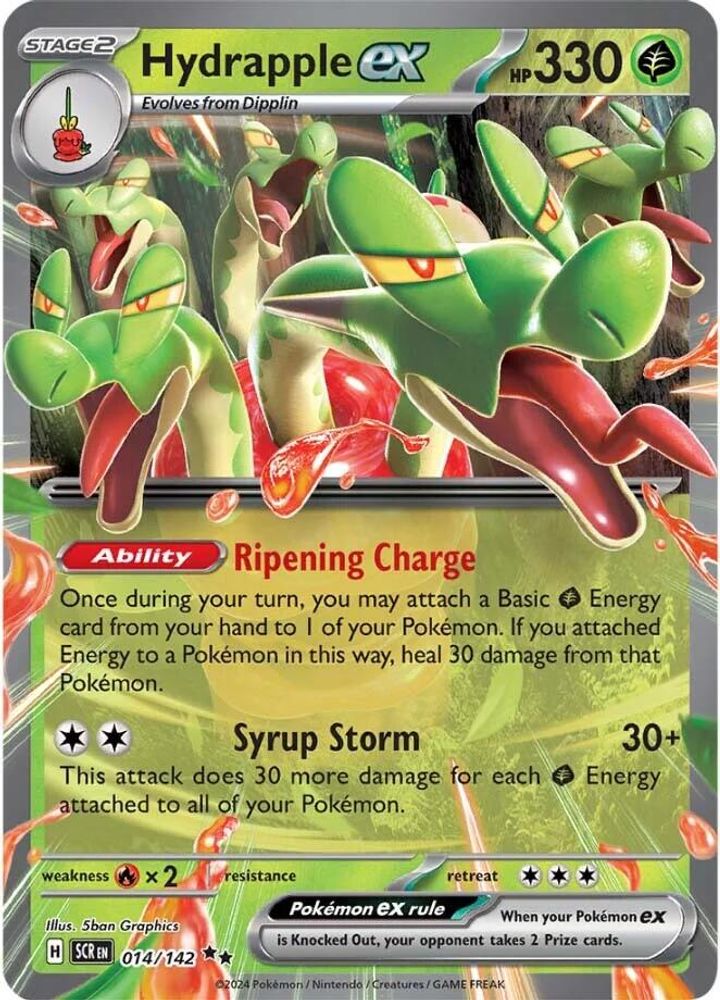 Hydrapple ex - [  014/142 ] - Double Rare - Pokemon SV07 Stellar Crown