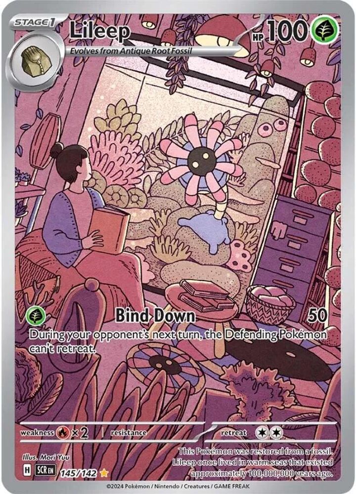 Lileep - [  145/142 ] - Illustration Rare - Pokemon SV07 Stellar Crown