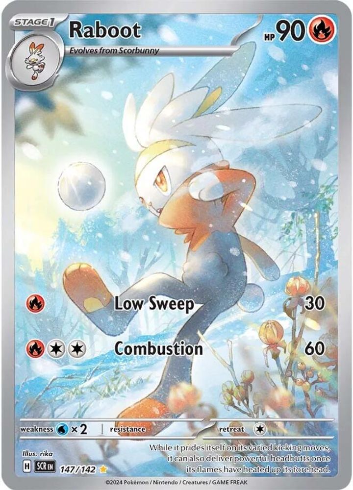 Raboot - [  147/142 ] - Illustration Rare - Pokemon SV07 Stellar Crown