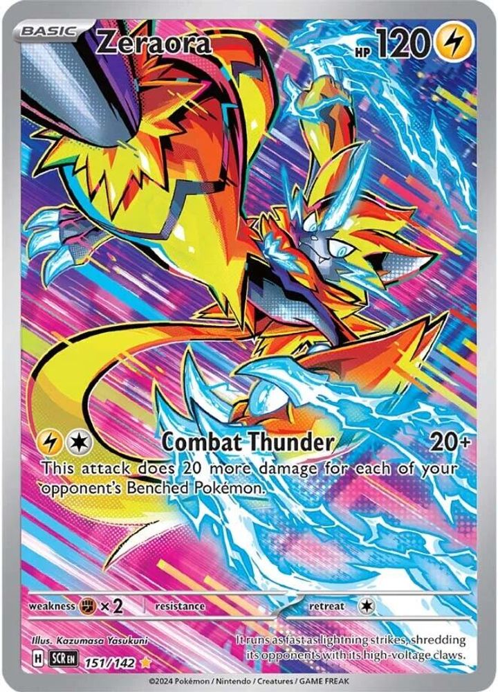 Zeraora - [  151/142 ] - Illustration Rare - Pokemon SV07 Stellar Crown