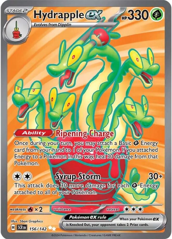Hydrapple ex - [  156/142 ] - Ultra Rare - Pokemon SV07 Stellar Crown