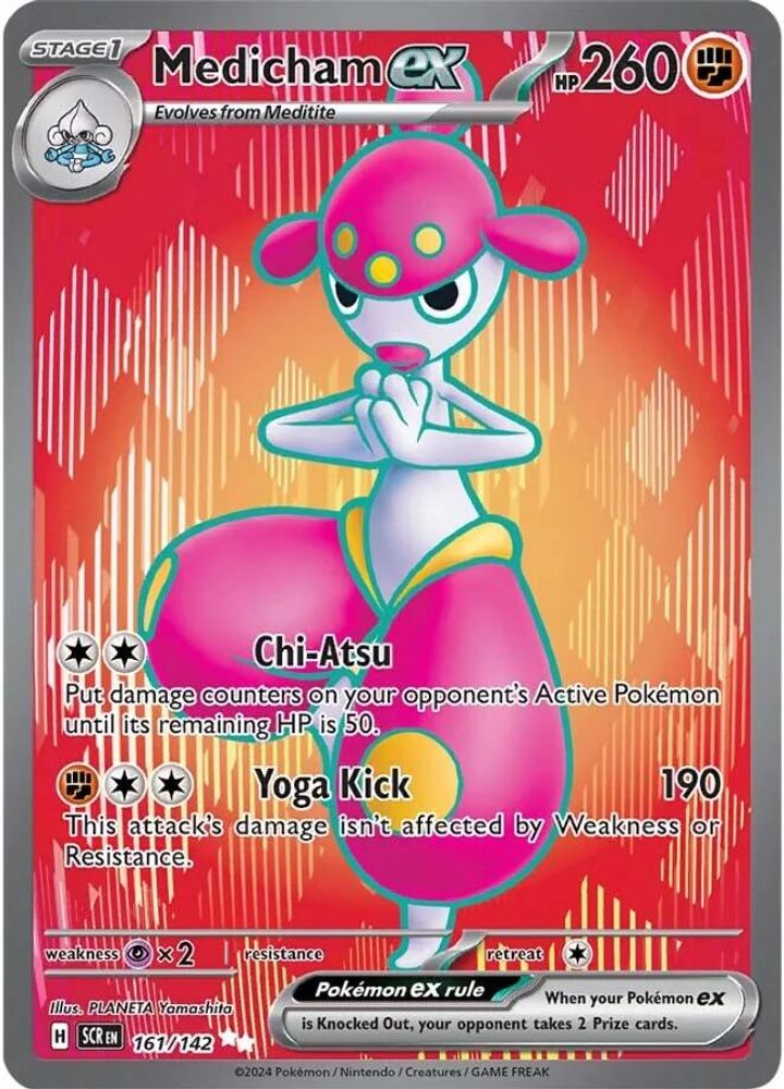 Medicham ex - [  161/142 ] - Ultra Rare - Pokemon SV07 Stellar Crown