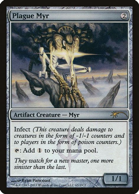 Foil Plague Myr - No 65 - Wpn And Gateway Promo