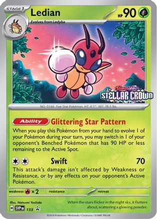 Ledian - SVP 133 - Pokemon SV Scarlet & Violet Promo