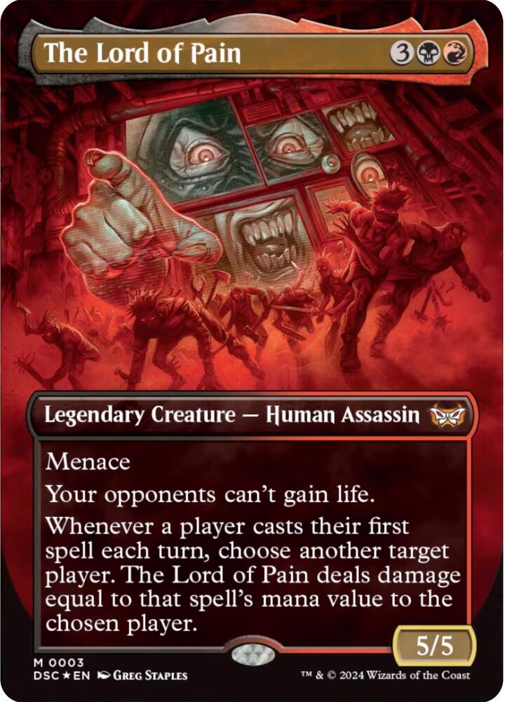 BORDERLESS The Lord of Pain - #0003 - Mythic Duskmourn: House of Horror Commander