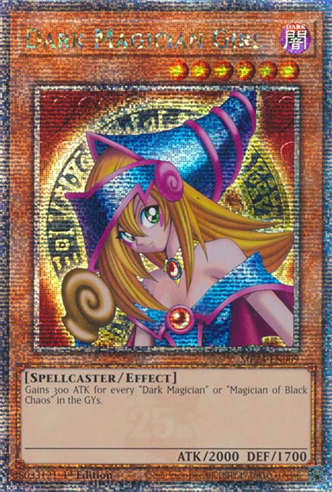 [QUARTER CENTURY RARE] Dark Magician Girl (Quarter Century Secret Rare) - (MP24-EN009) - 1st Edition