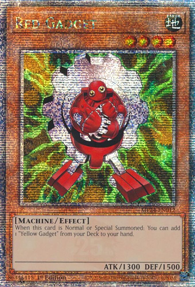 [QUARTER CENTURY RARE] Red Gadget (Quarter Century Secret Rare) - (MP24-EN012) - 1st Edition