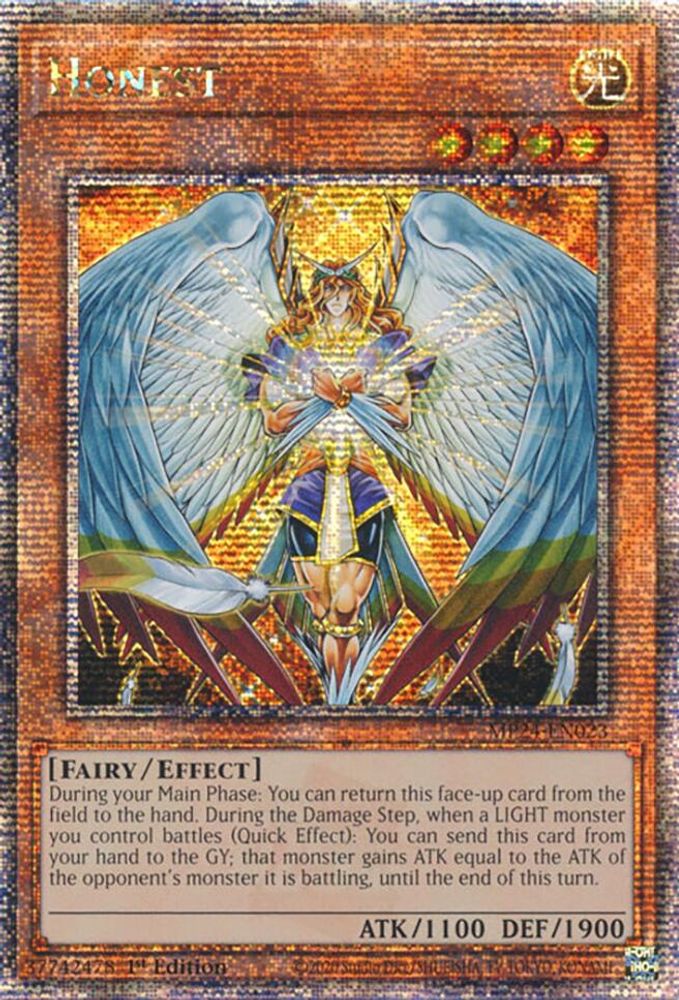 [QUARTER CENTURY RARE] Honest (Quarter Century Secret Rare) - (MP24-EN023) - 1st Edition