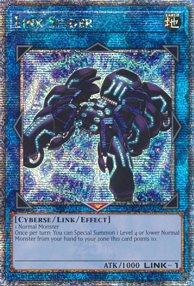 [QUARTER CENTURY RARE] Link Spider (Quarter Century Secret Rare) - (MP24-EN045) - 1st Edition
