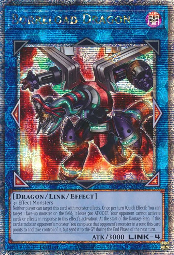 [QUARTER CENTURY RARE] Borreload Dragon (Alternate Art) (Quarter Century Secret Rare) - (MP24-EN048) - 1st Edition