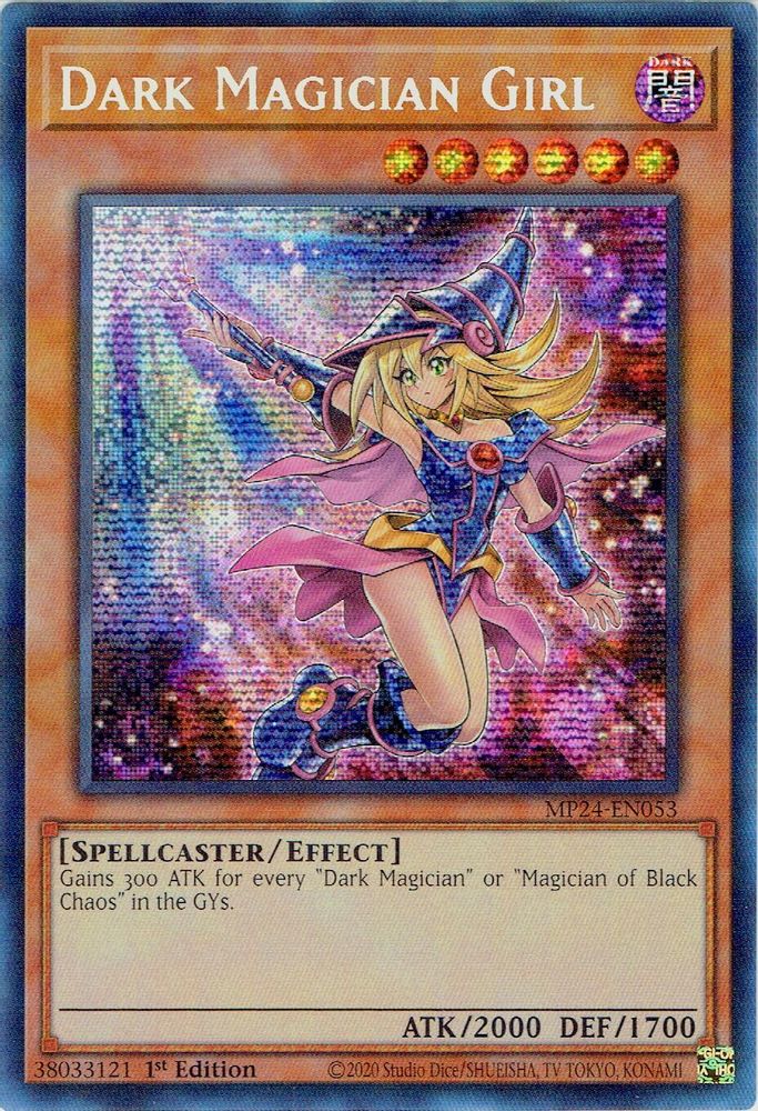 Dark Magician Girl (Alternate Art) - (MP24-EN053) Prismatic Secret Rare - 1st Edition