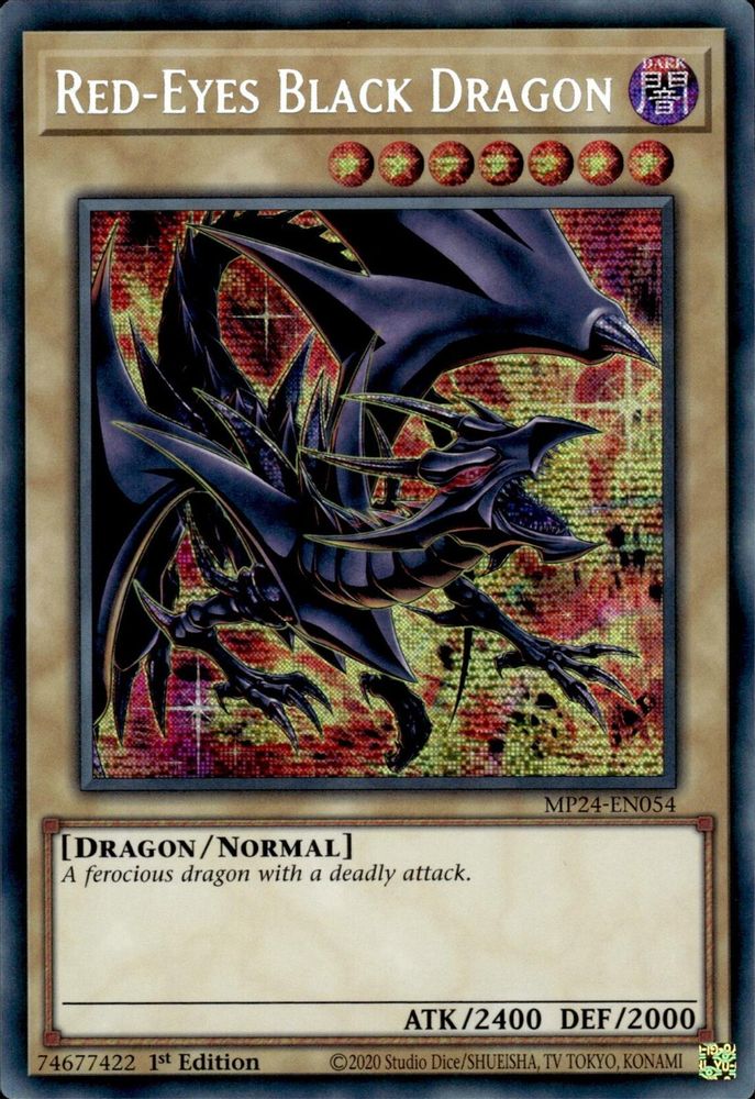 Red-Eyes Black Dragon (Alternate Art) - (MP24-EN054) Prismatic Secret Rare - 1st Edition