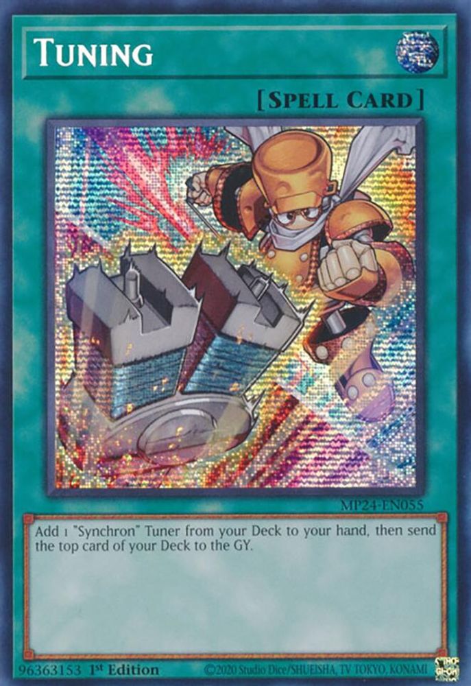 Tuning (Alternate Art) - (MP24-EN055) Prismatic Secret Rare - 1st Edition