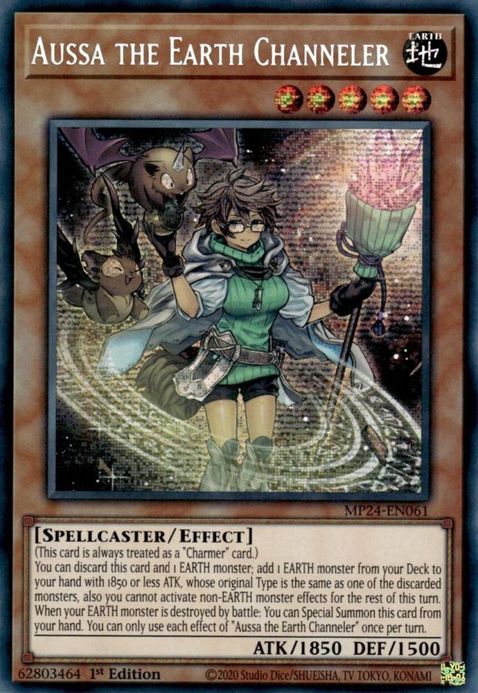 Aussa the Earth Channeler - (MP24-EN061) Prismatic Secret Rare - 1st Edition