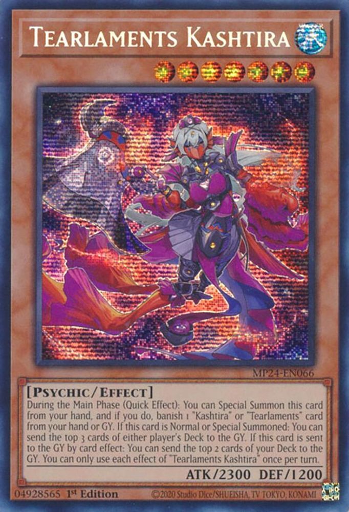 Tearlaments Kashtira - (MP24-EN066) Prismatic Secret Rare - 1st Edition