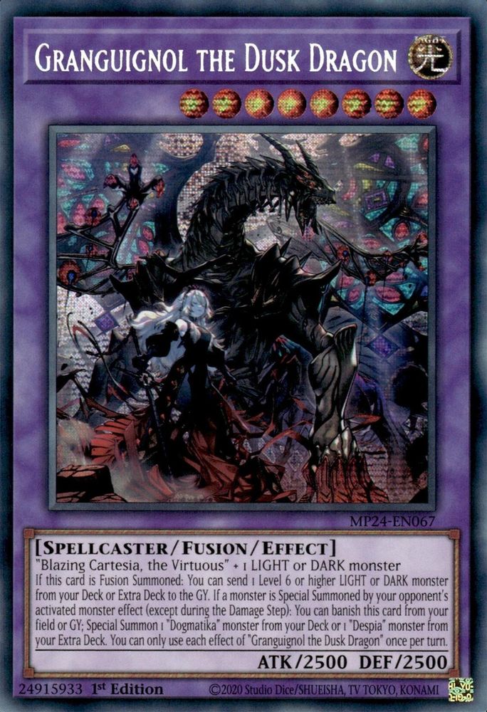 Granguignol the Dusk Dragon - (MP24-EN067) Prismatic Secret Rare - 1st Edition