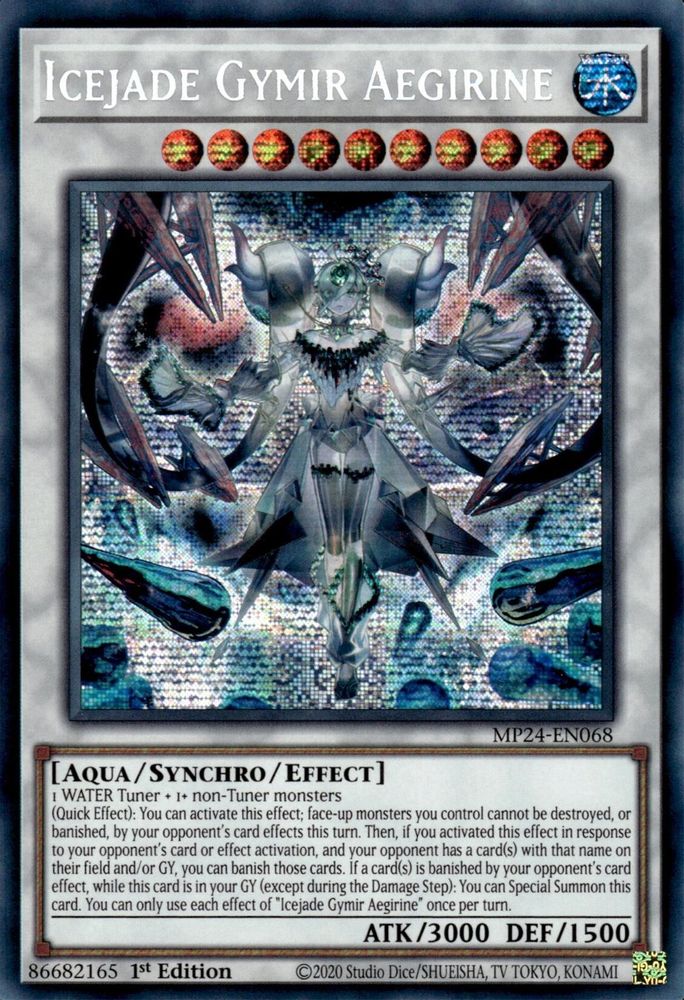 Icejade Gymir Aegirine - (MP24-EN068) Prismatic Secret Rare - 1st Edition