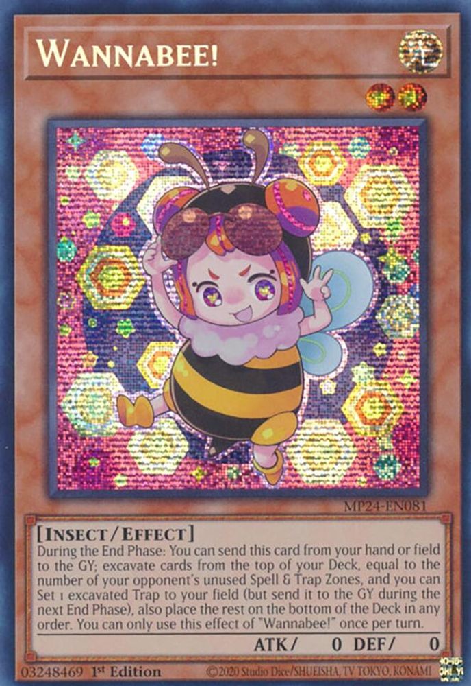 Wannabee! - (MP24-EN081) Prismatic Secret Rare - 1st Edition