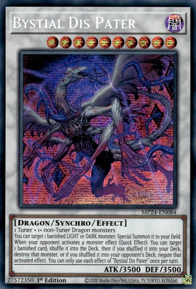 Bystial Dis Pater - (MP24-EN084) Prismatic Secret Rare - 1st Edition