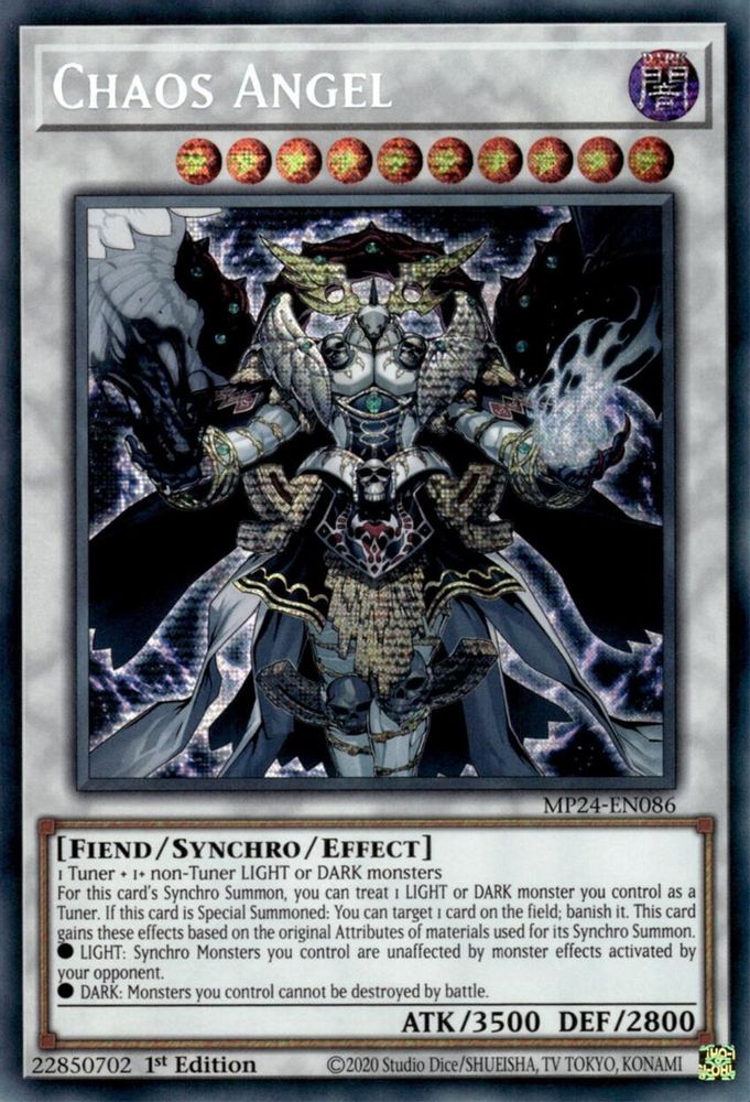 Chaos Angel - (MP24-EN086) Prismatic Secret Rare - 1st Edition