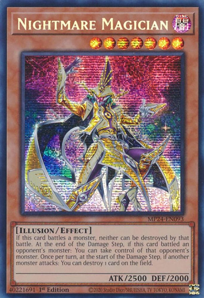 Nightmare Magician - (MP24-EN093) Prismatic Secret Rare - 1st Edition