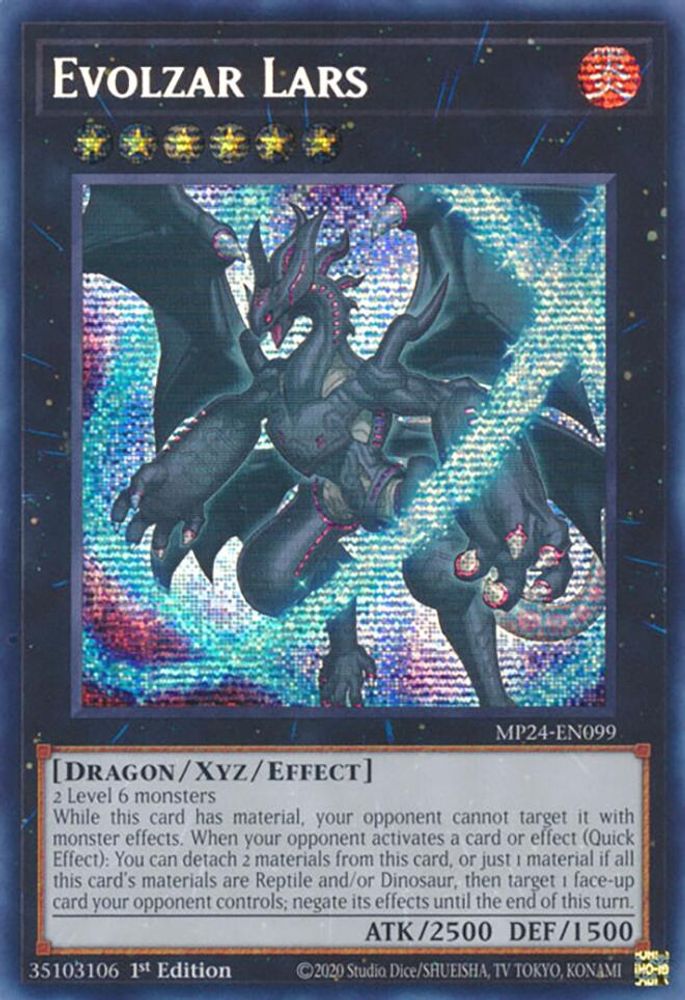 Evolzar Lars - (MP24-EN099) Prismatic Secret Rare - 1st Edition