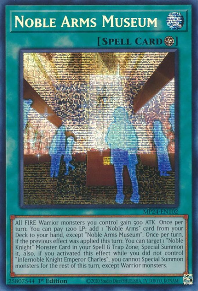 Noble Arms Museum - (MP24-EN102) Prismatic Secret Rare - 1st Edition
