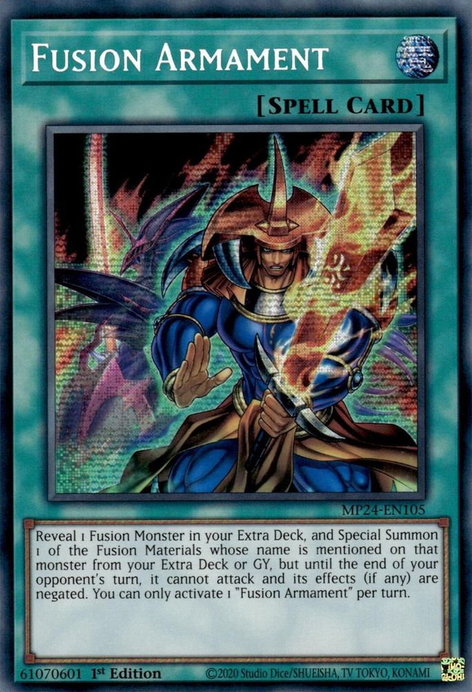 Fusion Armament - (MP24-EN105) Prismatic Secret Rare - 1st Edition