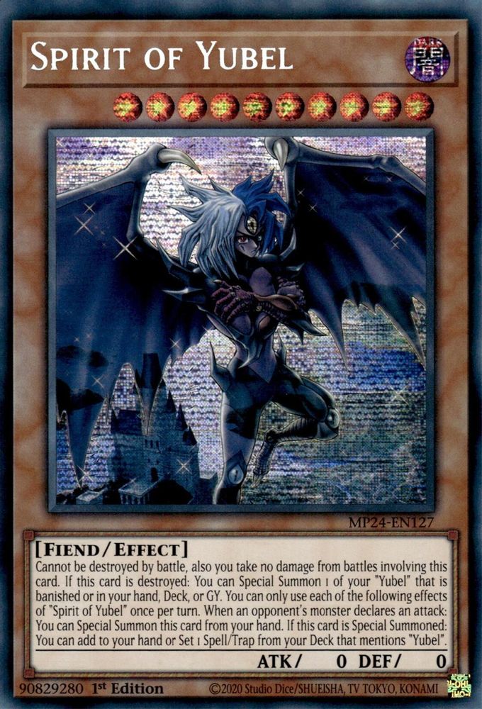Spirit of Yubel - (MP24-EN127) Prismatic Secret Rare - 1st Edition