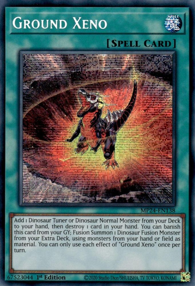 Ground Xeno - (MP24-EN138) Prismatic Secret Rare - 1st Edition
