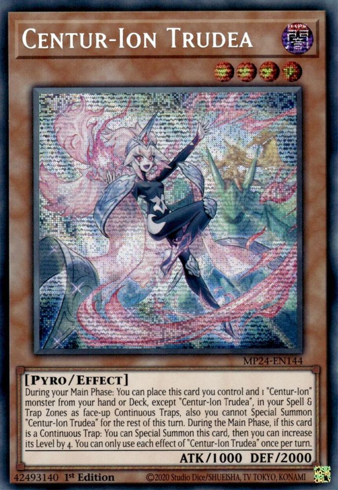 Centur-Ion Trudea - (MP24-EN144) Prismatic Secret Rare - 1st Edition