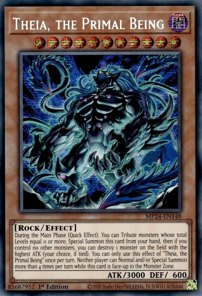 Theia, the Primal Being - (MP24-EN148) Prismatic Secret Rare - 1st Edition