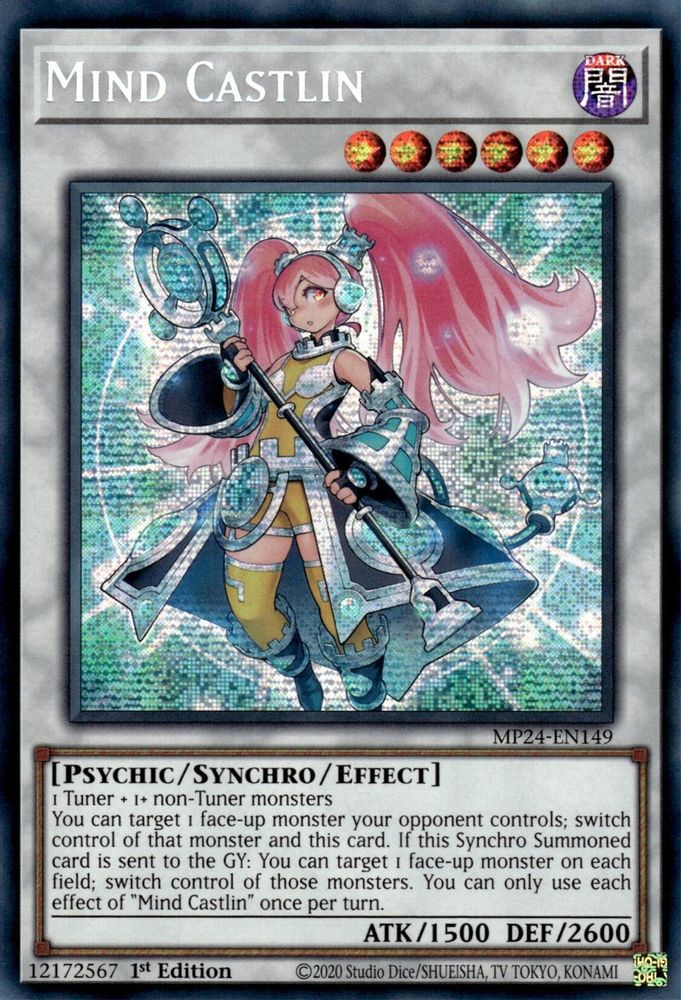 Mind Castlin - (MP24-EN149) Prismatic Secret Rare - 1st Edition